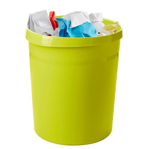 Papierkorb aus kunststoff - papierkorb,