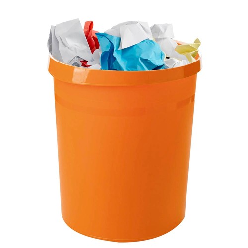Papierkorb aus kunststoff - papierkorb,