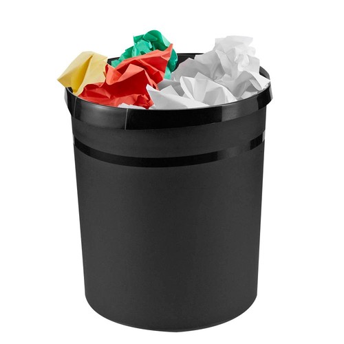 Papierkorb aus kunststoff - papierkorb,
