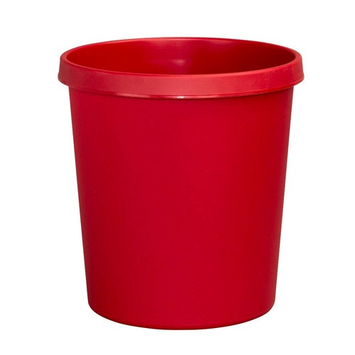 Helit papierkorb 18l rot - helit,